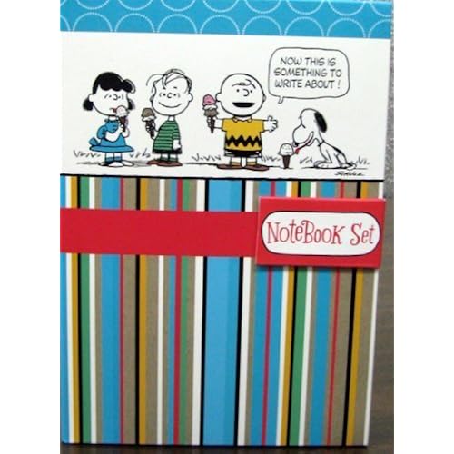 Hallmark Peanuts SOM7390 Peanuts Notebook Set