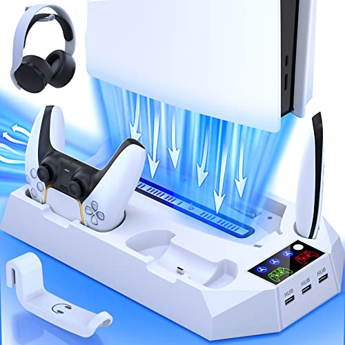 PS5 Stand with Cooling Station PS5 Controller