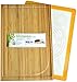 Surpahs Milled Groove Bamboo Cutting Board [Best Quality Since 2013, Complementary Silicone Baking Mat Bundle]
