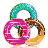 JOYIN Donut Pool Float with Glitters