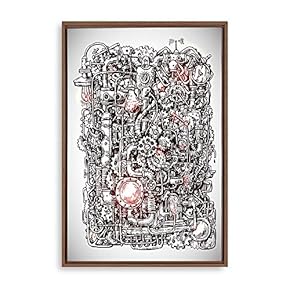 Framed Canvas Wall Art for Living Room, Bedroom Abstract Canvas Prints for Home Decoration Ready to Hanging - 16x24 inches