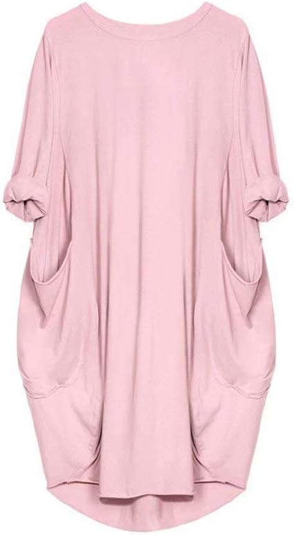 womens pocket loose dress