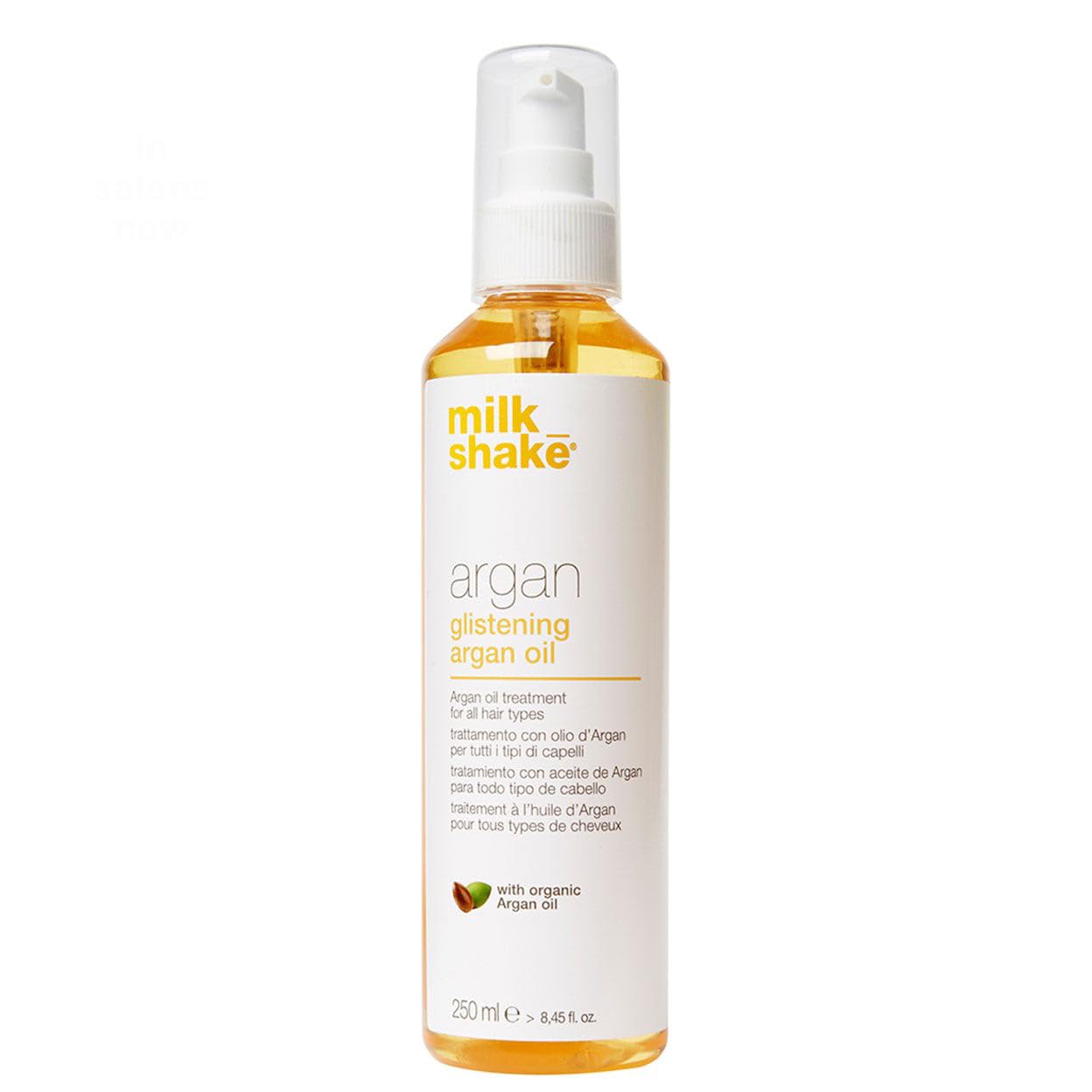 milk_shake Glistening Argan Oil - Argan Hair Oil for Dry Damaged Hair - 8.4 Fl OZ Image