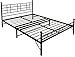 Best Price Mattress Mellow Allston-Metal Platform Bed with Built-in Slats & Headboard Patented Bifold Easy Assembly, TwinXL, Black