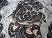pqdaysun 5 Yards African Net Lace Fabrics Nigerian French Fabric Embroidered and Rhinestones Guipure Cord Lace (black and white)