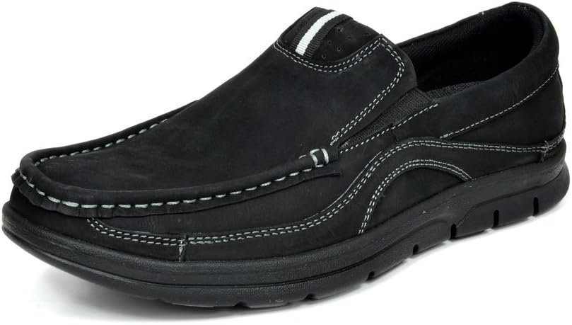 Bruno Marc Moda Italy Ron Men's Classic On The Go Driving Casual Leather Comfort Loafers Shoes
