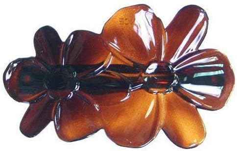 Caravan Caravan Double Flower Tortoise Shell Barrette Model No. 816