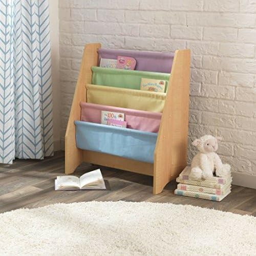 KidKraft Sling Bookshelf - Pastel &amp; Natural