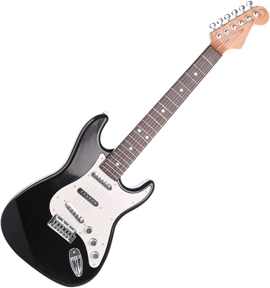 Kids Electric Guitar, PeleusTech Children Simulation Music Guitar Cool Musical Instruments Educational Toy - (Black)