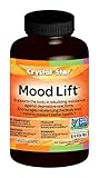 Crystal Star - Mood Lift - Helps Relieve Stress and Elevate Mood - 60 Vegetarian Capsules 