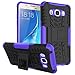 Galaxy J5 2016 Case,Mama Mouth Shockproof Heavy Duty Combo Hybrid Rugged Dual Layer Grip Cover with Kickstand for Samsung Galaxy J5 J510 2016 Smartphone(with 4 in 1 Packaged),Purple
