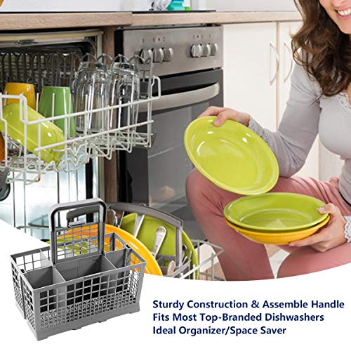 Universal Dishwasher Cutlery Silverware Basket (9.4 × 5.5 × 4.7in) by