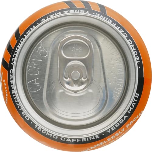 YERBAÉ MANGO PASSIONFRUIT SPARKLING WATER (SIX 16 OZ CANS) ONLY 30 CALORIES PER CAN.