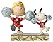 Peanuts by Jim Shore Cheerleading Snoopy and Sally Stone Resin Figurine, 5.5”