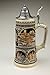 Beer Mug by King - Old Heritage CoA and Landmarks Relief Colored Beer Stein (Beer Mug) 0.75l Limited