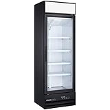 Atosa USA, Inc. MCF8728GR, Bottom Mount 3 Glass Door Freezer 69.54 cu ft   Black Cabinet