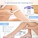 Wax Warmer Hair Removal Kit Electric Wax Melter Hot Wax Warmer Brazilian Wax Kit with 4 Different Flavors Wax Beans and 10 Wax Applicator Sticks for Women and Men