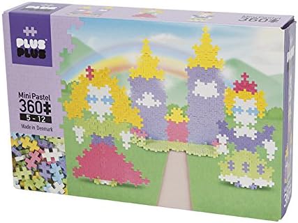 Plus Plus - Instructed Play Set - 360 Piece Princess Castle - Construction Building Stem Toy Interlocking Mini Puzzle Blocks For Kids