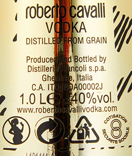 Roberto Cavalli Vodka Gold Edition Wodka, 1 l – Bild 5