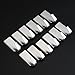 NUOLUX 12pcs Adhesive Stainless Steel Towel Hooks Towel Racks Wall Hooks for Kitchen Bathroom