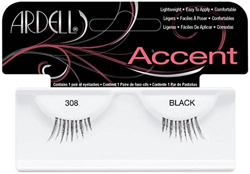 Ardell Accent Eye Lashes, Black [308] 1 ea