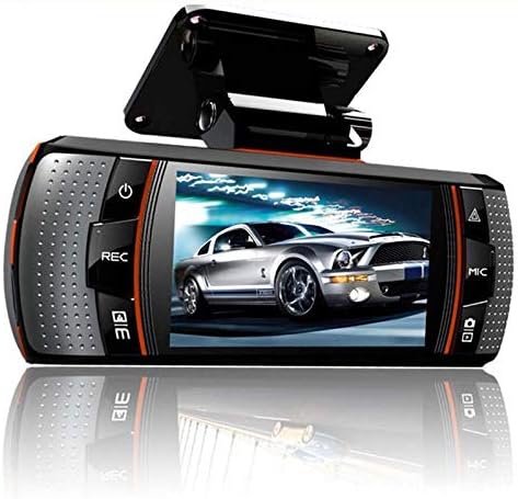 Car Dash Cam KKGG Backup Dashboard Digital Camera Recorder 2.7" HD 1080P A1 Dual-Lens Tachograph Vehicle Video Rear View Reversing Driving Camcorder Parking Monitor Loop Recording G-Sensor (As Shown)