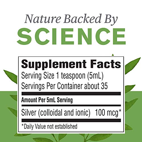 Nature's Sunshine Silver Shield Liquid, 6 Fl Oz Colloidal Silver