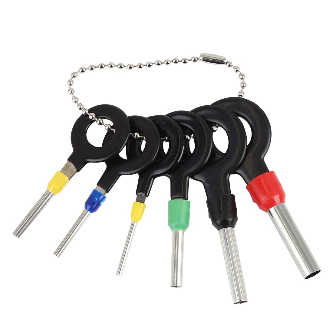X AUTOHAUX 6pcs Car Wire Terminal Removal Tool Wiring Connector Pin Extractor