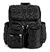 Diaper Backpack by Wallaroo - with Stroller Straps, Wet Diaper Bag and Changing Pad – for Women and Men - 25 Liters (Medium) - Black