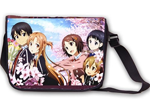 Siawasey Sword Art Online Anime Kirigaya Kirito Messenger Bag Backpack Shoulder Bag - Image 86