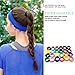 8.5mm Hair Ties Rubber Bands for Women Girls Thick Curly Hair, 100 PCS Mix Color, No Crease No Damage Seamless Large Ponytail Holders for Kids Men, No slip Durable Hair Elastics by CYWLIFE