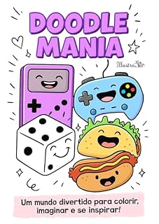 Livro Doodle Mania: Um mundo divertido para colorir, imaginar e se inspirar!