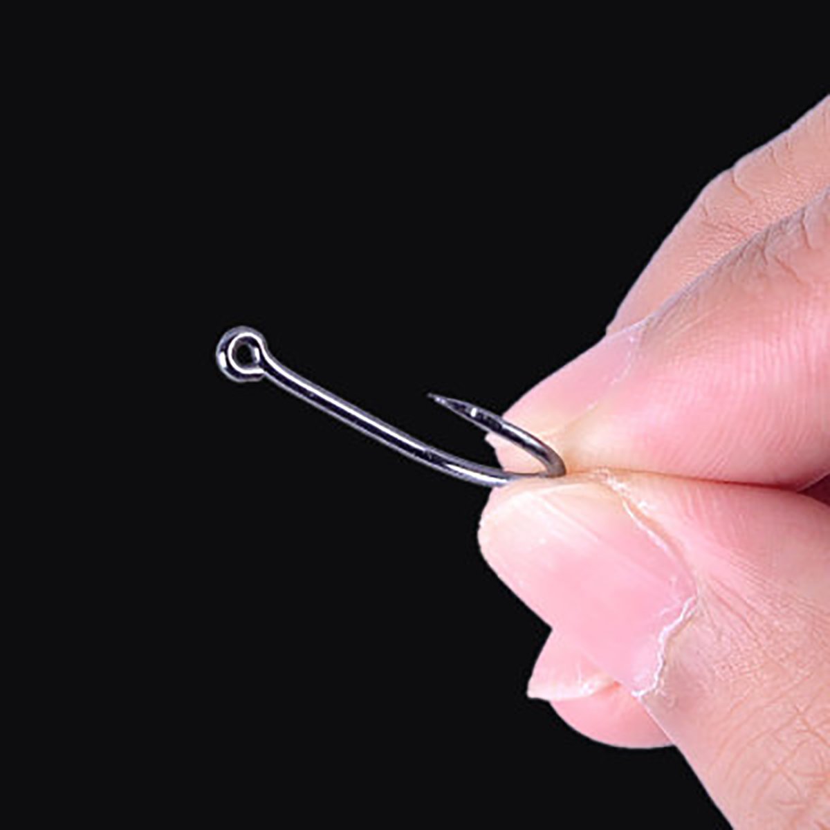 LONGQI 500 Pcs Fish Hook Sizes 3 to 12 Bait Fish hook Fishing Hooks Set