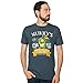 Heroes of the Storm Men's Murky's Pufferfish Tacos Premium T-Shirt (Heather Navy, Large)
