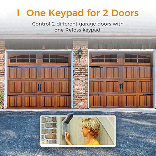 Universal Garage Door Keypad Refoss Wireless Garage Door Opener