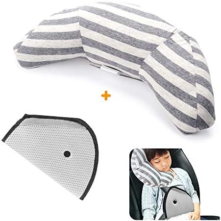 Lattcure シートベルトカバー 子供 シートベルトパッド シートベルト 枕 商品追加値下げ在庫復活 車用 安全 人間工学デザイン 旅行 寝姿を矯正 低反発 補助ベルト