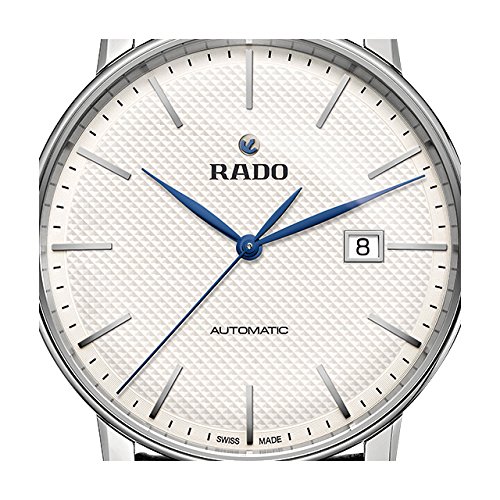 Rado Men's Coupole Classic Leather Swiss Automatic Watch, White (R22876015)