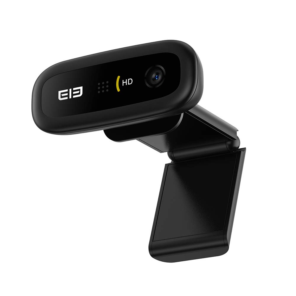 ElephoneELE Ecam X 1080P Full HD Autofocus USB Webcam with Microphone, Noise Cancelling, 110-Degree Wide View Angle, for Video Conference/Video Call/Virtual Learning/Live Streaming/Live Gaming