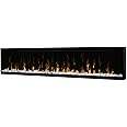 Dimplex IgniteXL 74" Built-in Linear Electric Fireplace (Model: XLF74), 8530/5118 BTU, 240/120 Volt, 2500/1500 Watt, Black