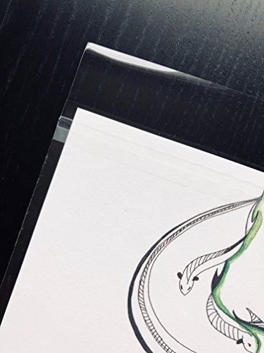 Green and Black Fish Drawing and Painting Art Print 8x10 - Thumbnail 2