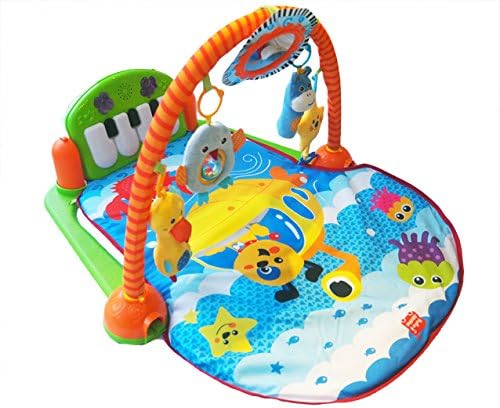 baba mama play piano gym