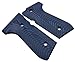 EXEL G10 Grips for Beretta 92/96, Super Slim Full Size, Wave Texture, Cool Hand Brand, Gun Grips Screws Included, Blue/Black