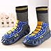 KF Baby Toddlers Boys Girls Non-Skid Slipper Socks Value Pack [3 Pairs]