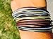 SKEMIX 30 Earth Colors Imitation Leather Cord Necklaces 18inch Lobster Claw Clasp