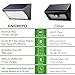 ENGREPO 56 LED 1000 Lumens Solar Lights Outdoor uses Radar Sensor Technology, Very Sensitive, Applicable to Driveway. Aluminum Alloy for House, Wireless Waterproof Security Lights