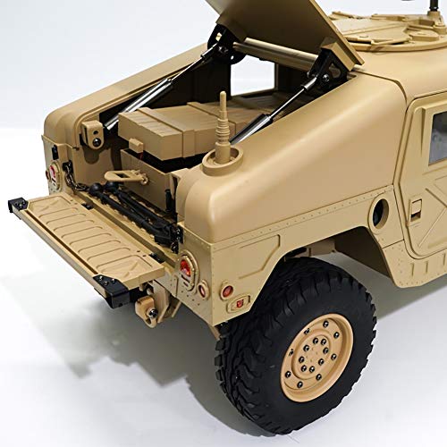 Delili 4WD RC Geländewagen,2.4Ghz Ferngesteuerter Militär-LKW, RC LKW Buggy Für Kinder Im Alter Von 6-14 Jahren – Bild 6