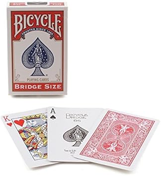 Caja de barajas BICYCLE Bridge (6 Rojo / 6 Azul): Amazon.es: Juguetes y juegos