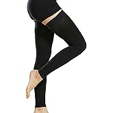 Medical Thigh High Compression Socks,for Women & Men,20-30 MmHg Support Stockings Varicose Veins Compression,Leg Sleeves Footless Hose Legs Open Toe for Relief Shin Splints,Edema,Swelling