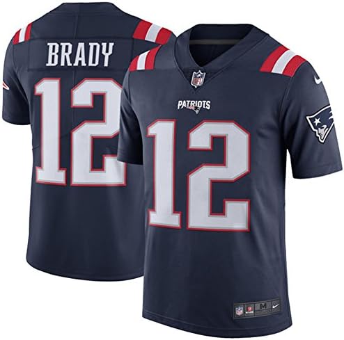 12 Tom Brady Jersey Men Navy Color Rush Limited Size 56