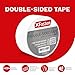 XFasten Double Sided Tape, Removable, 3/4-Inch by 20-Yards, Pack of 3, Ideal as a Gift Wrap Tape, Holding Carpets, and Woodworking